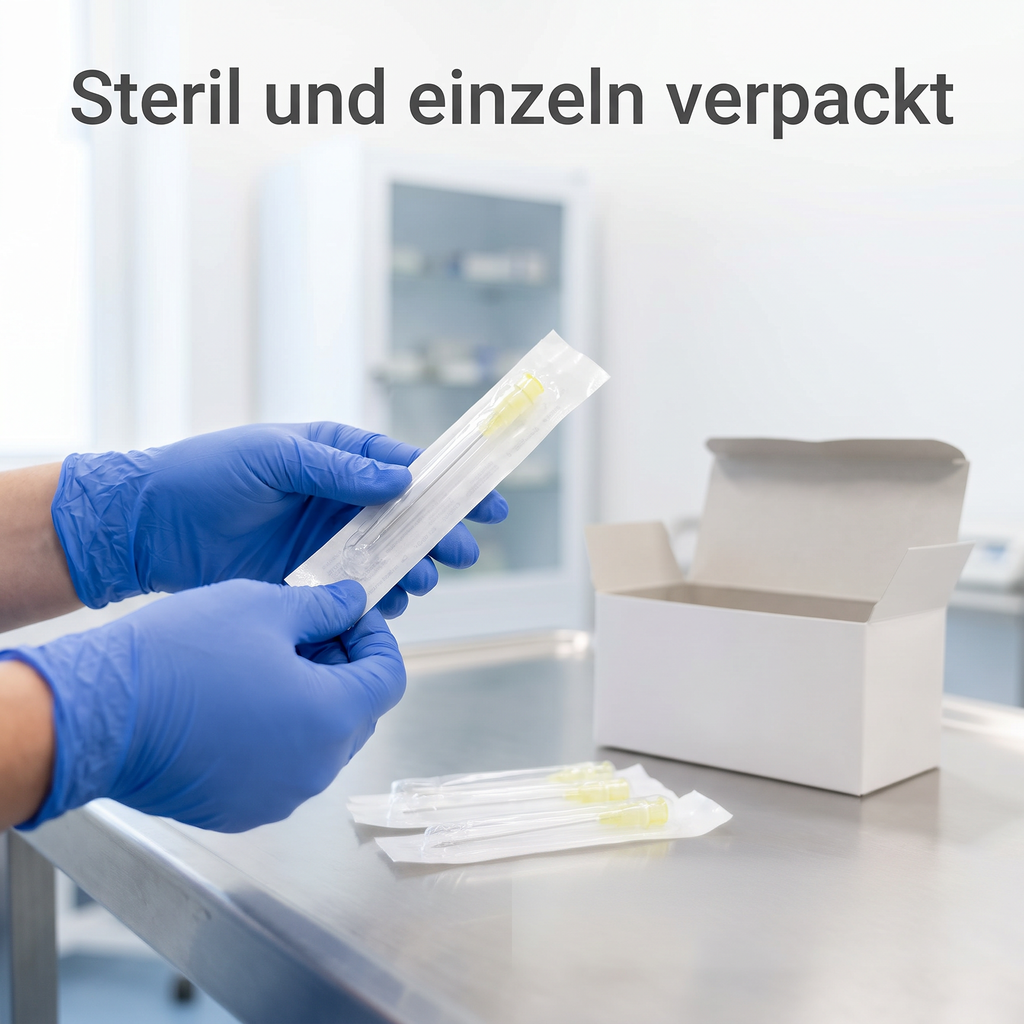 Einmalkanüle 20 G × 1 1/2": 0,90 × 40 mm, Ansatz Luer, Farbcodierung gelb (image3)