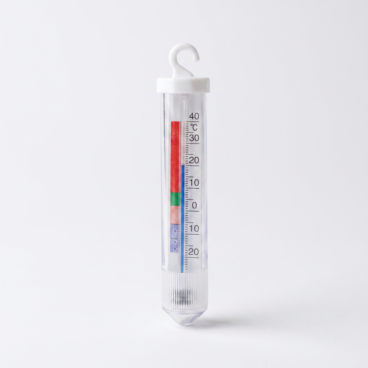 Heinz Herenz Kühlschrankthermometer, zylindrisch, mit Haken, Messbereich -20 bis +40 °C