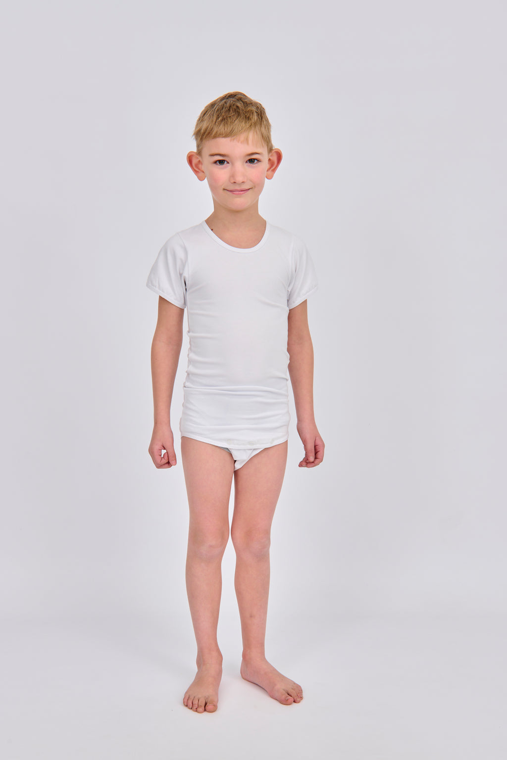 anne-lore by Van Herck Kinderbody mit Druckknöpfen vorne zwischen den Beinen – Ansicht 2