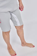 anne-lore by Van Herck Body in grauer, Reißverschluss auf den Rücken und zwischen den Beinen – Ansicht 5