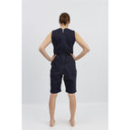 anne-lore by Van Herck Overall ohne Ärmel, kurze Beine, Reißverschluss auf den Rücken, verstärkten Denim – Ansicht 2