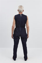 anne-lore by Van Herck Einteiliger Anzug Denim, lange Beine, Reißverschluss auf den Rücken – Ansicht 9