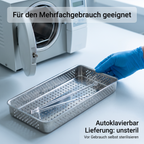 Rührstab aus AR-Glas im Sterilisierkorb, autoklavierbar, unsteril geliefert