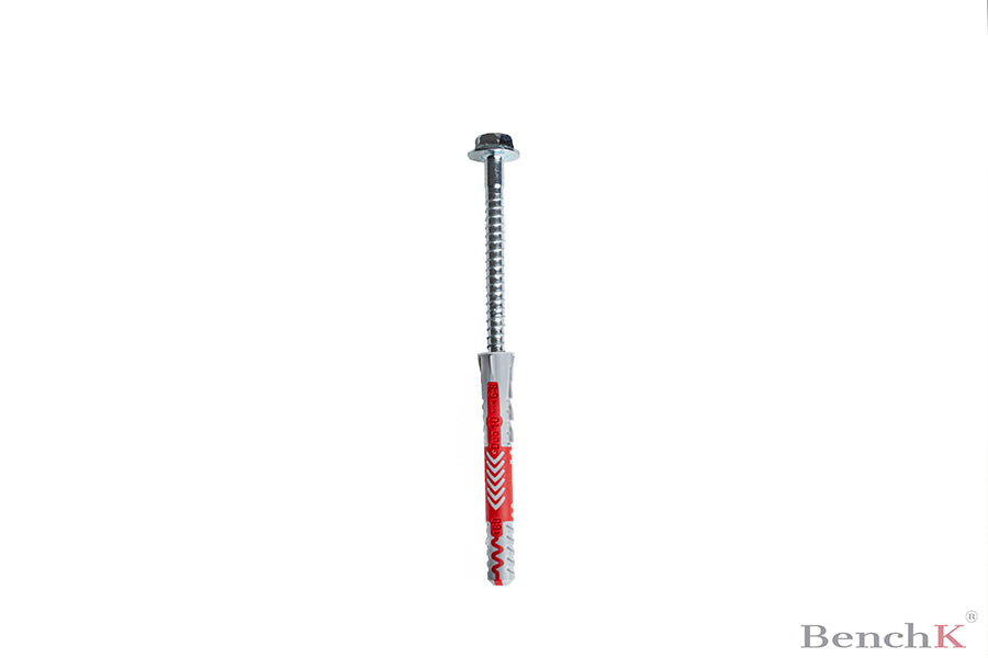Fischer 10 × 80 Expansionsstopfen mit BenchK-Leiterschrauben (12 Stk.)