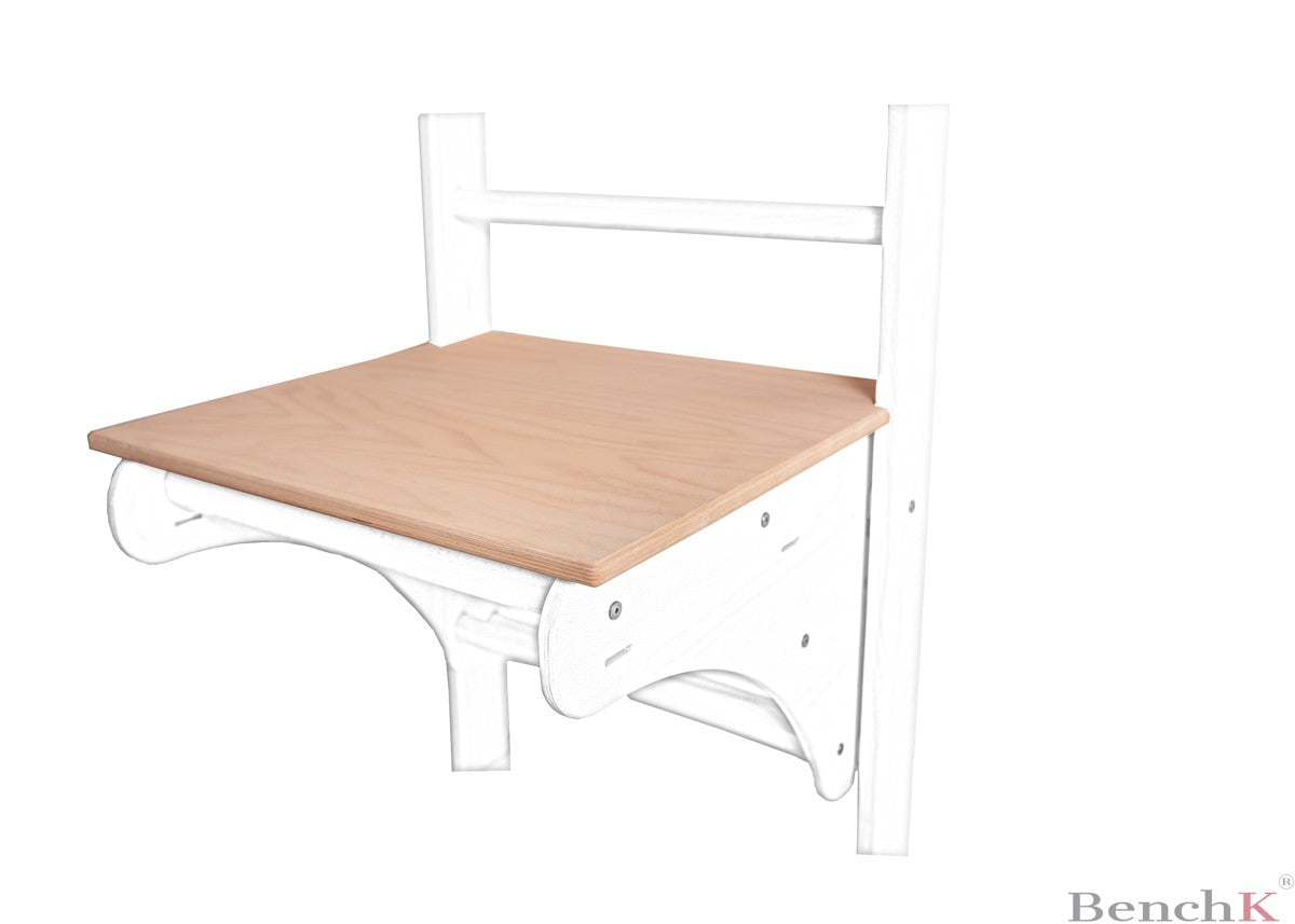 Schreibtischauflage BT204 zu den Sprossenwänden der Serie BenchK 1 – Ansicht 2