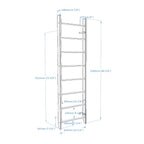 BenchK Sprossenwand 100 aus massivem Buchenholz mit 8 Sprossen – Ansicht 4